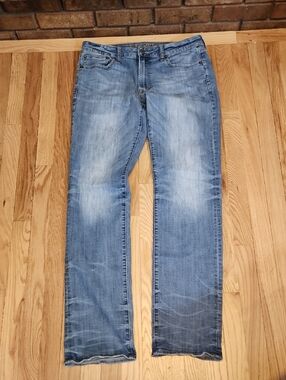 American Eagle Extreme Flex 4 Denim Jeans Size 36x34 Classic 5 Pocket Stretchy